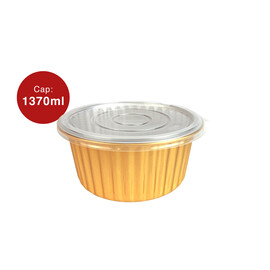 Aluminium Foil 180/1370 (Gold) with Plastic Lid